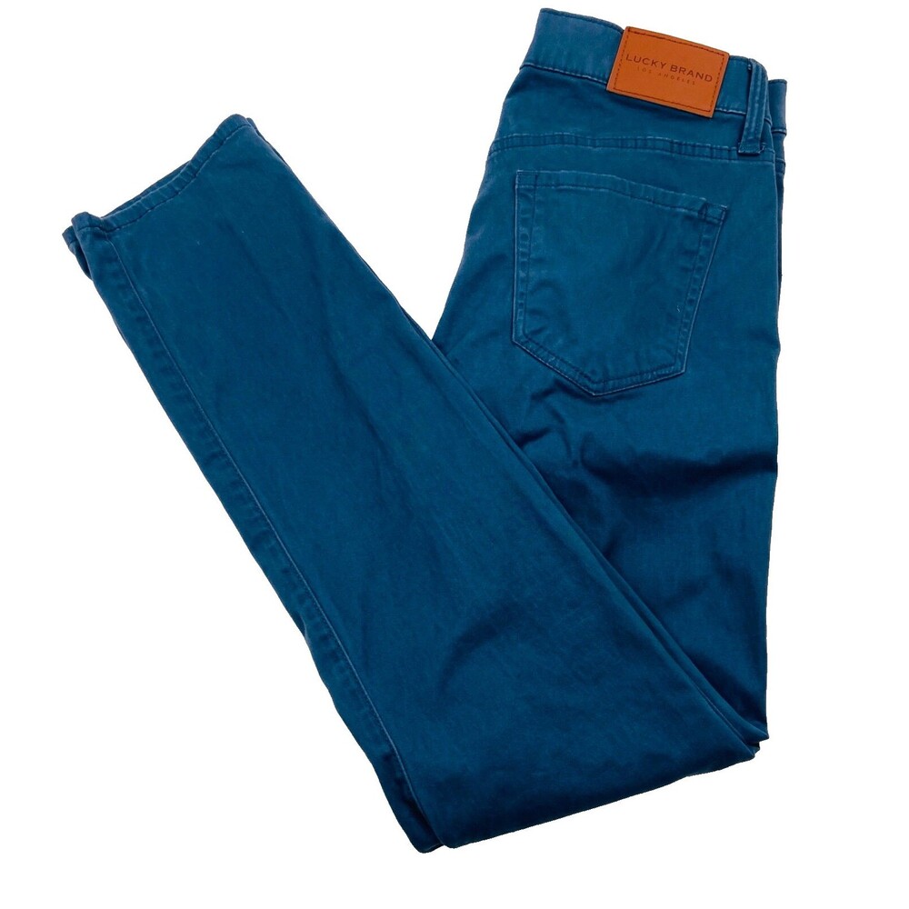 LUCKY BRAND Mens 29x32 Denim Blue 121 Slim Straight Soft Cotton Jeans/Pants